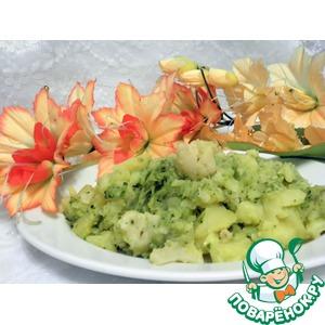 картофель с брокколи