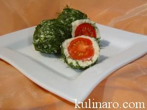 Закусочные шарики с брынзой