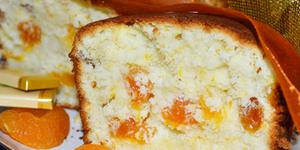 кекс с курагой на кефире