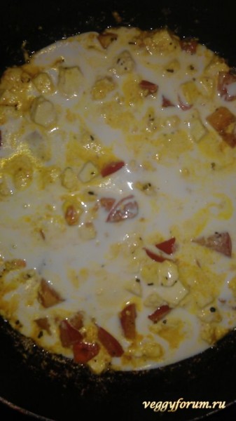 Омлет вегетарианский