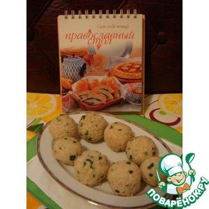 шарики из риса с кунжутом