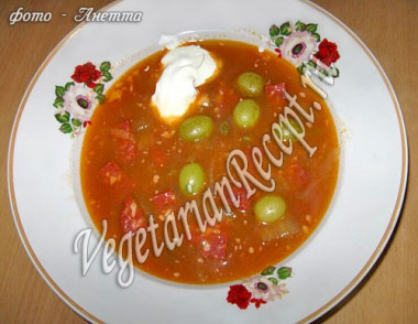 Вегетарианская солянка