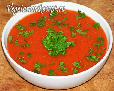 Гаспачо с арбузом