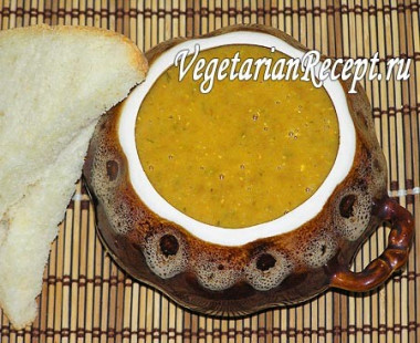 Суп-пюре из чечевицы