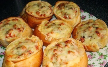 пицца в батоне