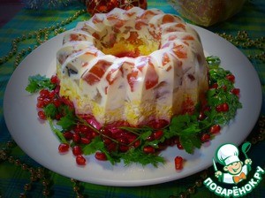 под шубой с желатином