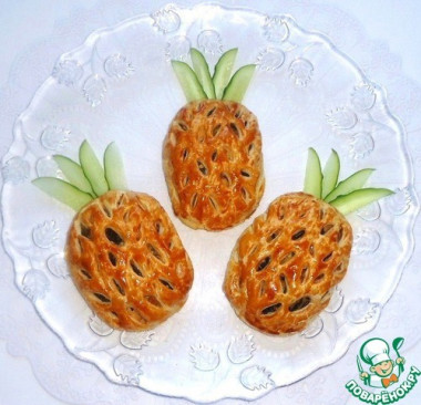 c курицей и ананасом