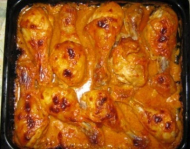 Запеченные куриные голени "Загорелые цыпочки"