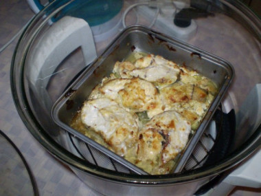  Пикша под майонезом