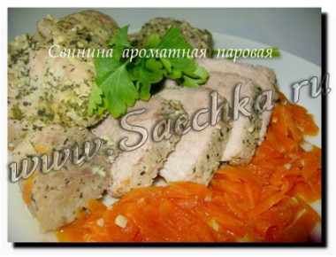 Паровая свинина