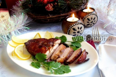 Копчёное куриное филе по-домашнему