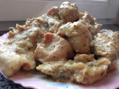 Кролик в дижонской горчице