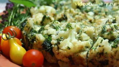 Цветная капуста с зеленью