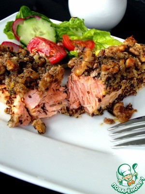 Лосось с шапочкой