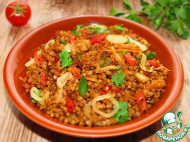 "Смоленская гречневая каша с луком"