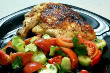 Курица жареная в фольге