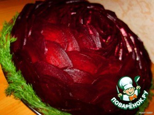 Салат Багряная роза