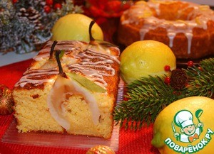 лимонный с грушами