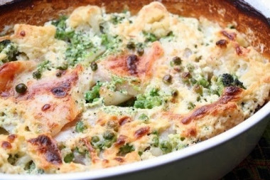 "Рыба, запеченная в сливках"