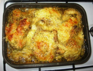 2. Мясо в кефире (все этапы) 