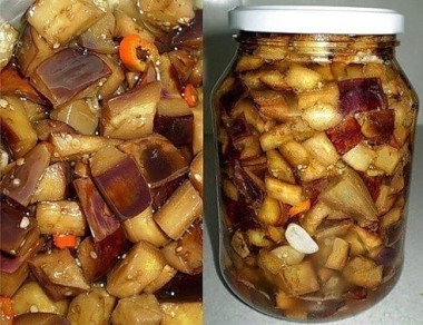 Маринованные баклажаны, как грибы (на зиму)
