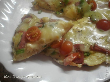 пицца на сковороде