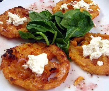 Томаты в сырном кляре