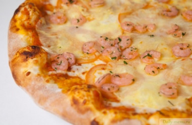 Пирог с креветками по Дюкану 