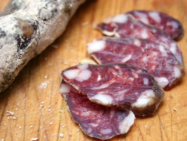 СУХАЯ КОЛБАСА высшего сорта в домашних условиях.