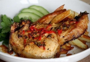 Шикарное мясное блюдо с не менее шикарным маринадом