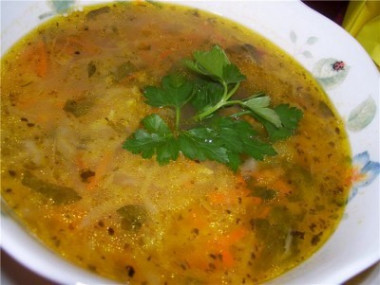 Капустник (укаинский уп), видеорецепт