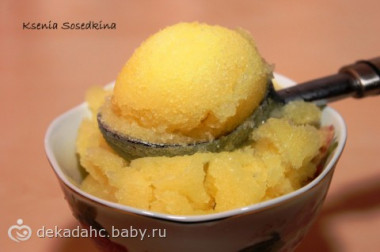  Сорбе из дыни и лимона