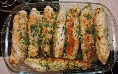 Куринные рулетики