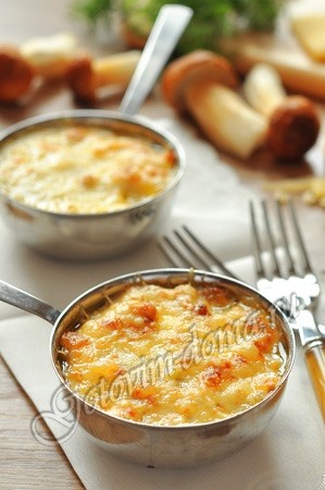 Жюльен из курицы с грибами