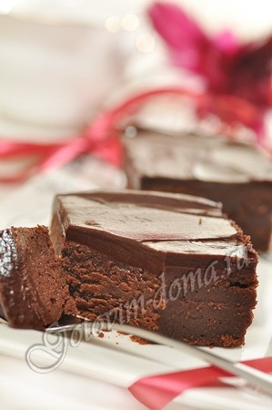 Брауниз с маскарпоне и ганашем 