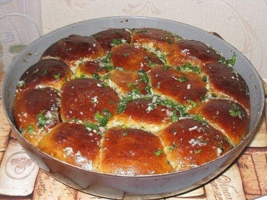 Вкуснейшие пампушки с чесночным соусом к борщу!