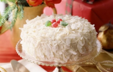 Новогодний торт " Рафаэло"