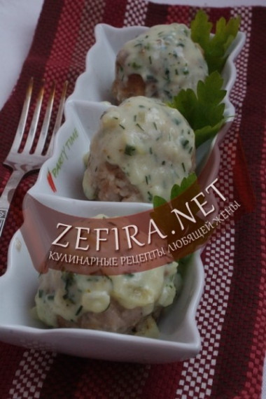 Тефтели в сливочном соусе