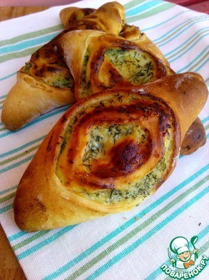 пирожки-лодочки с омлетом