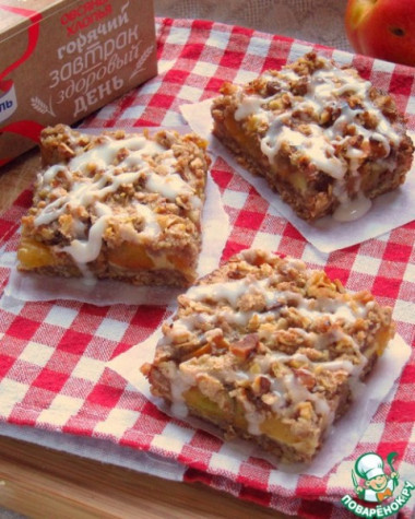 Персиковые пирожные