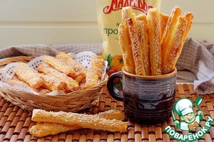 Сырно-творожные хрустящие палочки