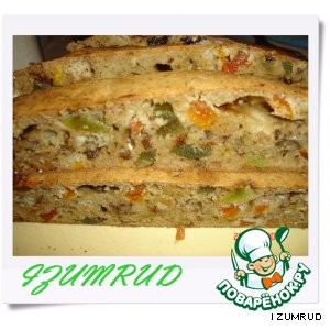 Горохово-фруктовый пирог