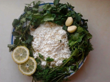 закуска из творога с зеленью!