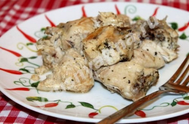 Куриная грудка запеченная в майонезе