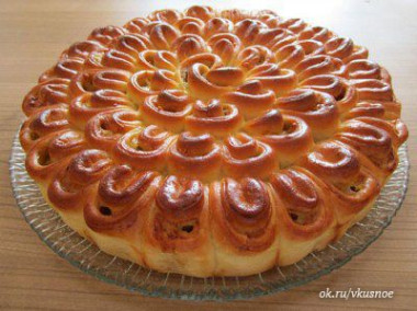 МЯСНОЙ ПИРОГ "ХРИЗАНТЕМА"