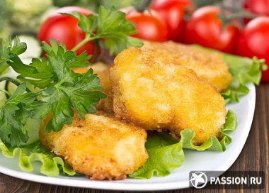 куринные нагетсы с яичным белком