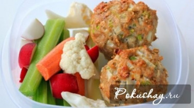 Мафины из индейки и творога