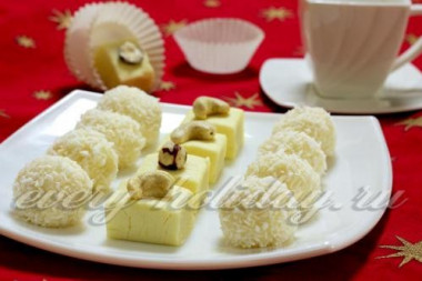 домашние конфеты...