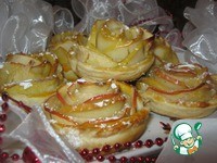 Десерт "Зимняя роза"