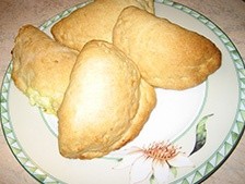 слоёные пирожки с капустой...